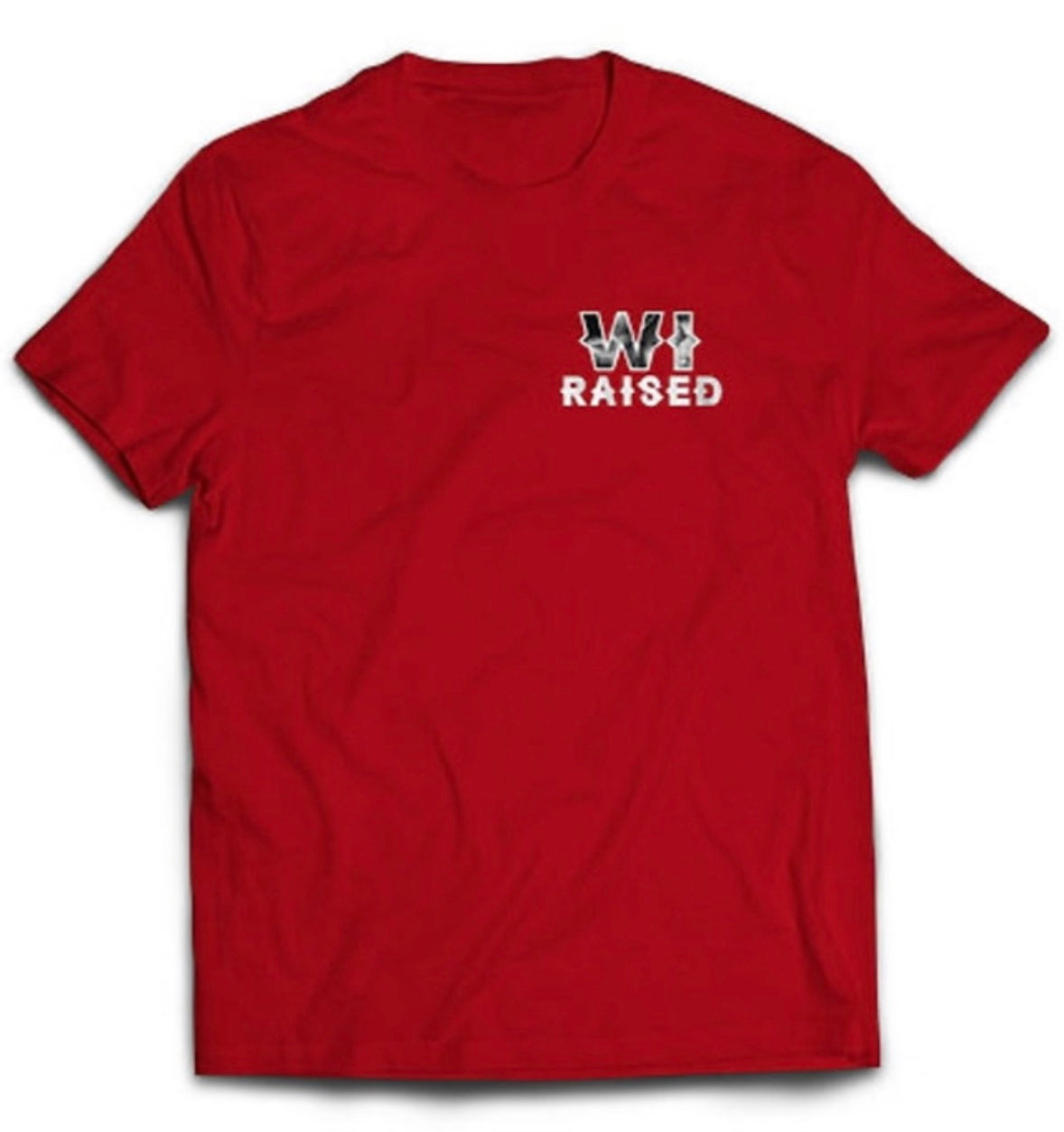 WISCONSIN RAISED RED TEE
